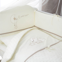 Комплект постельный для малышей Perina Le Petit Bebe / ПБ3-01.5 (3 предмета, молочный/кофейный) - 