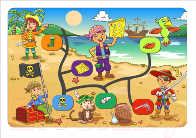 

Развивающая игрушка Мастер игрушек, Лабиринт. Дети-пираты / IG0186