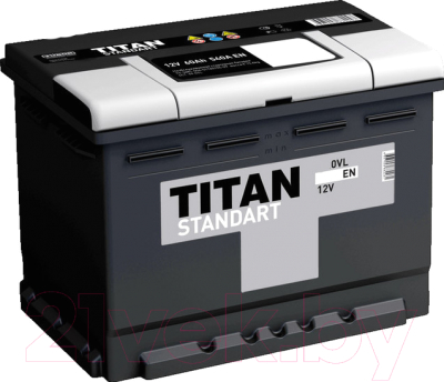 Автомобильный аккумулятор TITAN Standart 62 R (62 А/ч)