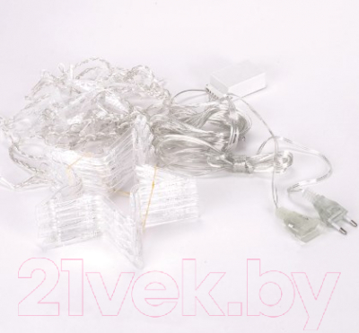 Изображение товара Светодиодная бахрома Золотая сказка Звезды / 591338 (теплый белый)