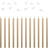 Набор свечей для торта Золотая сказка 591452 (12шт) - 