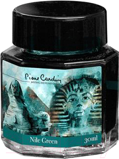 Чернила для перьевой ручки Pierre Cardin City Fantasy / PC332-S1 (30мл, зеленый Нил)