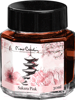 Чернила для перьевой ручки Pierre Cardin City Fantasy / PC332-S15 (30мл, розовая сакура)