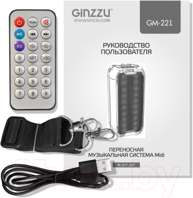 Портативная колонка Ginzzu GM-221