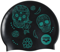 

Шапочка для плавания ARENA, Print JR Crazy Skulls Carnival / 94171-1sz 227