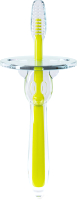 Зубная щетка для новорожденных Kunder Прорезыватель силиконовый, массажер для десен / 10472 (желтый) - 