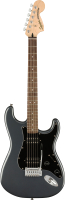 Электрогитара Fender Squier Affinity Stratocaster HH LRL Charcoal Frost Metallic - 