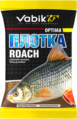 Прикормка рыболовная Vabik Optima Плотва / 6460 (1кг)