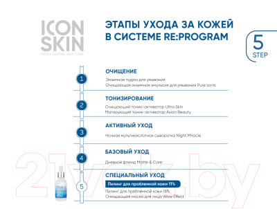 Пилинг для лица Icon Skin Инновационный 11% (30мл)