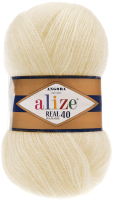 

Пряжа для вязания Alize, Ангора Реал 40% шерсть, 60% акрил / 01