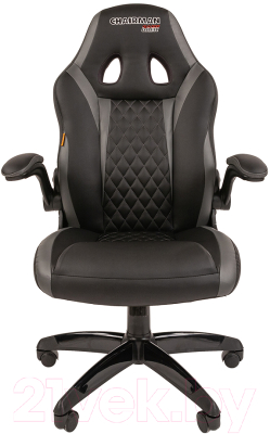 Кресло геймерское Chairman Game 15 (экопремиум черный/серый)