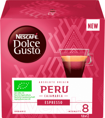 

Кофе в капсулах Nescafe, Dolce Gusto Peru Espresso