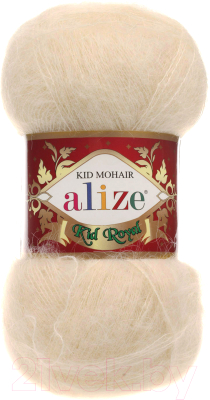Изображение товара Пряжа для вязания Alize Kid Royal 62% мохер, 38% полиамид / 67 (500м, молочно-бежевый)