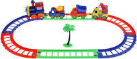 Железная дорога игрушечная Играем вместе Синий трактор / B199134-R2 - 