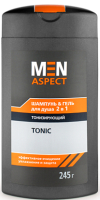 Шампунь для волос Modum Men Aspect 2 в 1 Тонизирующий (245г) - 