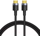 Кабель Baseus Cafule HDMI-HDMI / CADKLF-F01 (2м, черный) - 