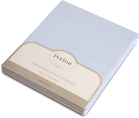 Простыня для новорожденных Perina На резинке / ПРО-125x75.10 (голубой) - 