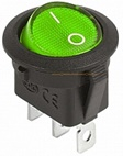 Выключатель клавишный КС BG-101-3-G / 89922 (зеленый) - 