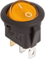 Выключатель клавишный КС BG-101-3-Y / 89924 (желтый) - 