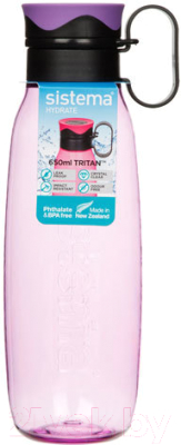 Бутылка для воды Sistema 665 (650мл, фиолетовый)