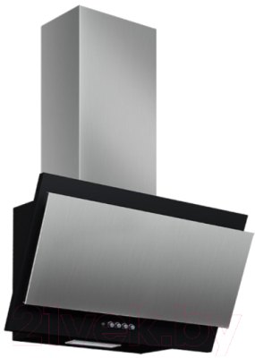 Вытяжка наклонная Elikor Титан 60П-430-К3Д (нержавеющая сталь/черный)