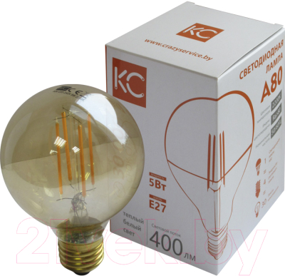 Лампа КС A80-5W-2200K-2700K-E27 / 9501867