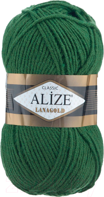 Изображение товара Пряжа для вязания Alize Lanagold 118 (240м, зеленая трава)