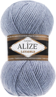 Пряжа для вязания Alize Lanagold 49% шерсть, 51% акрил / 221 (240м, светлый джинс) - 