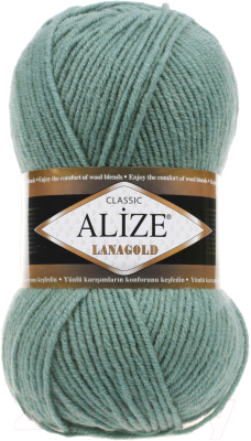 Изображение товара Пряжа для вязания Alize Lanagold 49% шерсть, 51% акрил / 386 (240м, лазурный)