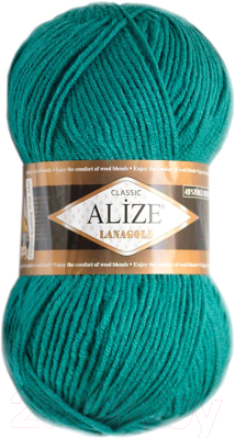 Пряжа для вязания Alize Lanagold 507 (240м, античный зеленый)