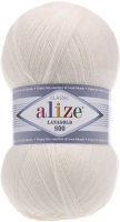 Пряжа для вязания Alize Lanagold 800 49% шерсть, 51% акрил / 450 (800м, жемчужный) - 