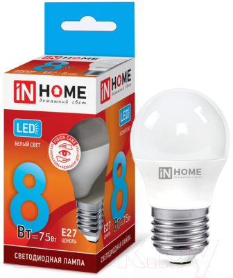 Лампа INhome LED-Шар-VC / 4690612020570