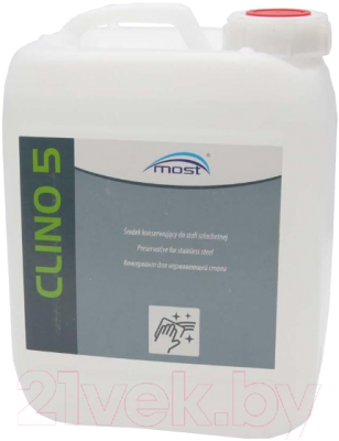 Универсальное чистящее средство Most Clino 5 Консерварот Inox / 8422706501 (5л)