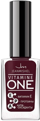 

Лак для ногтей Jeanmishel, Бордовый, Vitamine One V24