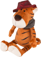 

Мягкая игрушка Maxitoys Luxury, Тигр Глеб в шляпе и вязаном шарфе / MT-MRT022104-20