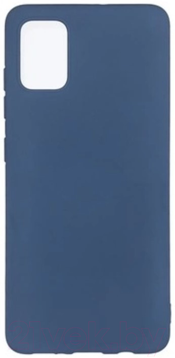 Чехол-накладка Case Matte Lux для Galaxy A51 (темно-синий)