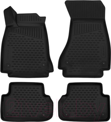 Комплект ковриков для авто ELEMENT ELEMENT3D0422210K для Audi A4 (4шт)