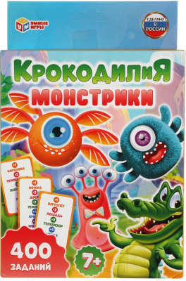 Настольная игра Умные игры Крокодилия Монстрики / 4680107921604