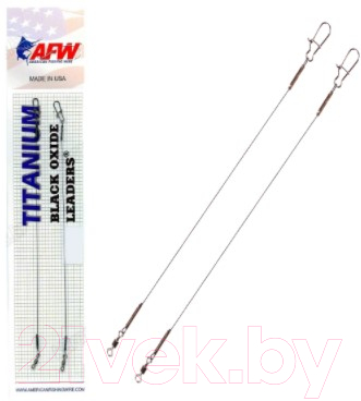 Поводок рыболовный AFW Titanium / AFW1825TI (1шт)