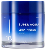Крем для лица Missha Super Aqua Ultra Hyalron Cream Интенсивно увлажняющий (70мл) - 