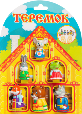Пальчиковый кукольный театр Росмэн Пальчиковый театр Теремок / 37466
