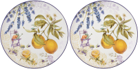 Набор тарелок Lefard Прованс лимоны / 104-575 (2шт) - 