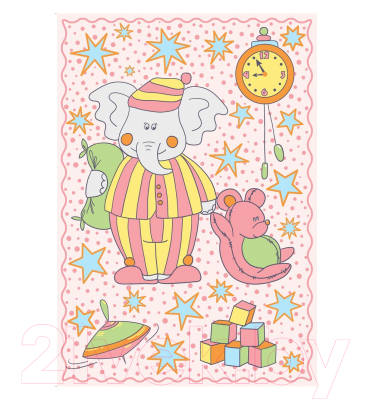 Одеяло для малышей Baby Nice Пора спать / D321511/18RO (розовый)
