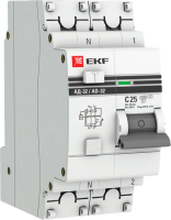 Дифференциальный автомат EKF PROxima АД-32-25А-10мА / DA32-25-10-pro - 