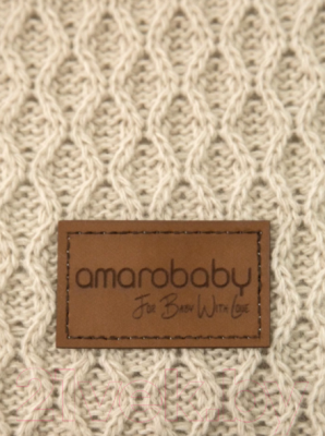 Конверт детский Amarobaby Pure Love Wool / AB20-PLW6003/03 (бежевый)