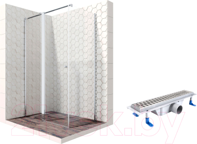 

Душевой уголок Ambassador, Set 120x80 / 13011107-ST2