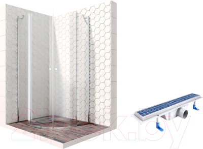 

Душевой уголок Ambassador, Set 100x100 / 13011102-ST4