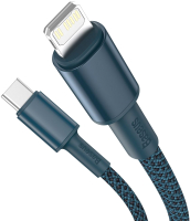 Кабель Baseus Lightning - USB Type-C / CATLGD-03 (1м, синий) - 