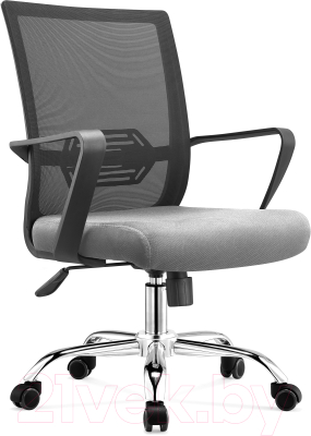 Кресло офисное Mio Tesoro Ivy (черный/серый)