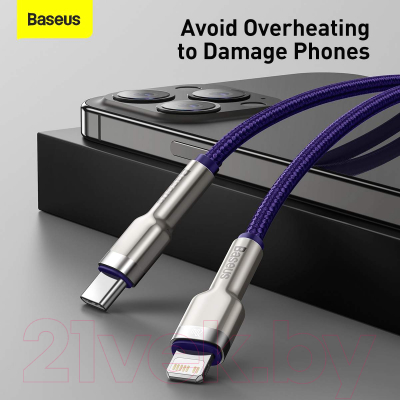 Кабель Baseus Lightning - USB Type-C / CATLJK-A05 (1м, фиолетовый)